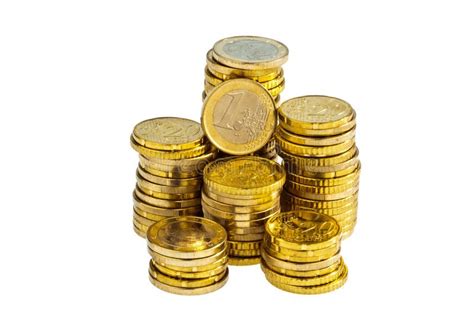 Euro coins stock image. Image of exempted, commerce, heap - 26742211