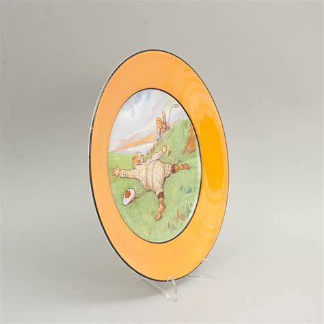 Antique Golf Plate Royal Winton Golf Language For Sale At 1stdibs