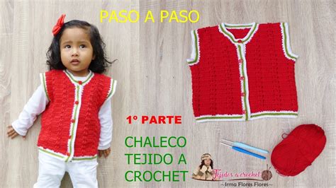 Chaleco Para Niños Tejido En Crochet Punto Facil De Tejer 1º Parte Youtube