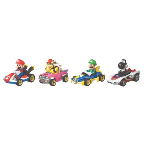 Hot Wheels Mario Kart Bundle Four Pack Toys Caseys Toys