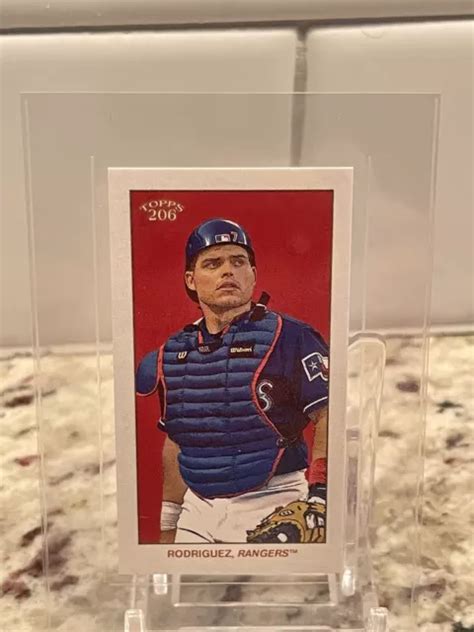 2023 TOPPS 206 High Series Uzit Back Ivan Rodriguez HOF Texas Rangers