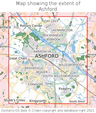 ashford ashford   map
