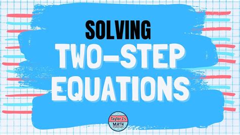 Two Step Equations Flashcards For Grade 10 Quizizz