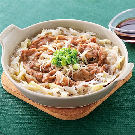 長ねぎと豚肉のレンジ蒸し おすすめレシピ ダイエー食の情報