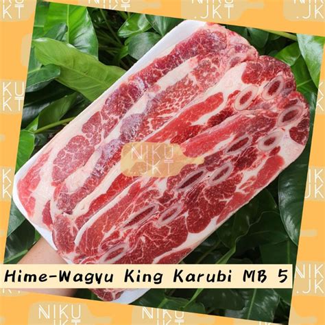 Jual Daging Sapi Beef Slice Halal Aus Wagyu King Karubi Short Ribs Mb