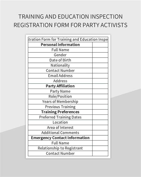 Free Party Activist Templates For Google Sheets And Microsoft Excel