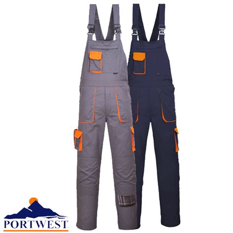 Portwest Texo Contrast Bib Brace Tx