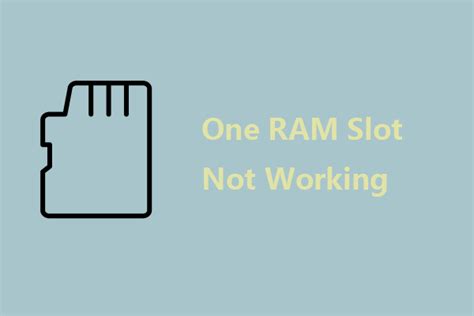 How to Fix the One RAM Slot Not Working Issue? Fixed!