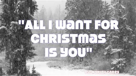 All I Want For Christmas Is You Music Video Youtube