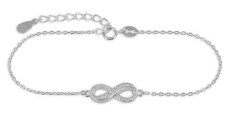 Armband Infinity Mit Zirkonia Echt Silber