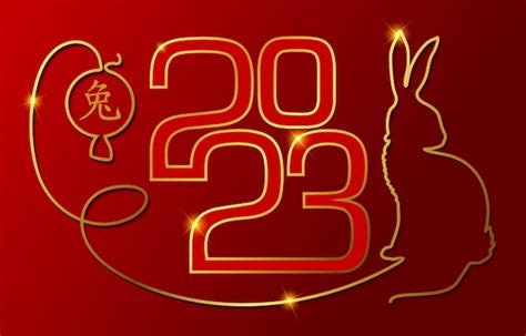 Chinesisches Neujahr 2023 Das Jahr Der Roten Und Goldenen Kunstfiguren