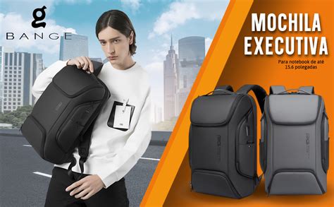 Bange Mochila Masculina Executiva Imperme Vel Para Notebooks De At