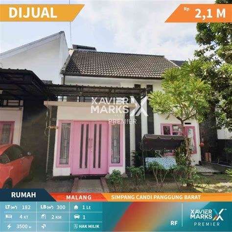 Dijual Rumah Luas Nyaman Simpang Candi Panggung Barat Malang