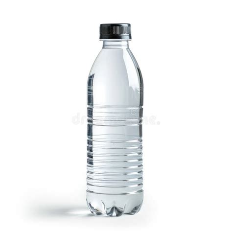 Single Use Plastic Water Bottle Isolated Ai Generated Stock