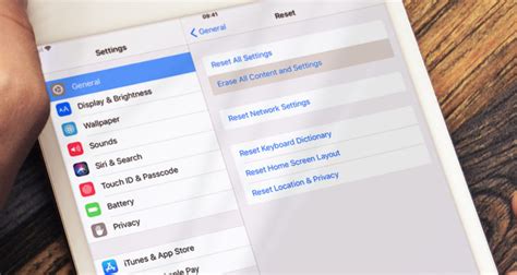 Erase And Restore Reset Your Ipad To Factory Settings Ios 11 Guide