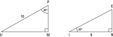 Identifying the 30 – 60 – 90 Degree Triangle - dummies