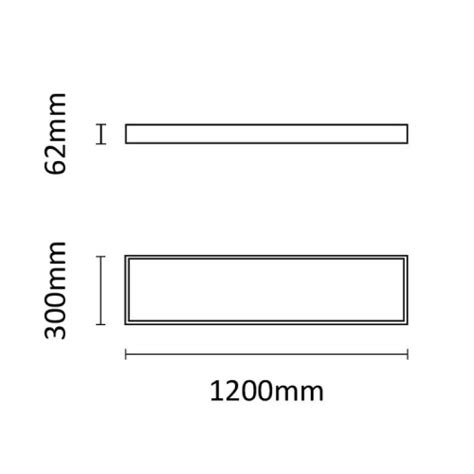 Nadgradni Okvir Za Led Panel Backlit X Zd Elektropromet