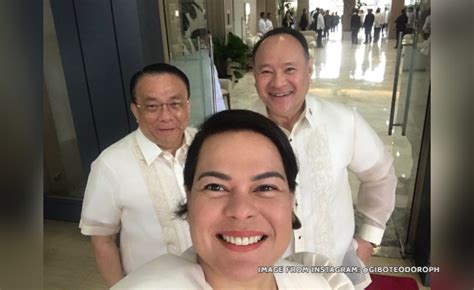 Gibo Teodoro ‘all Smiles’ With Sara Duterte Es Bersamin