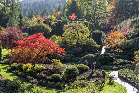 Autumn colors in Butchart Gardens, Victoria B.C. | Smithsonian Photo ...