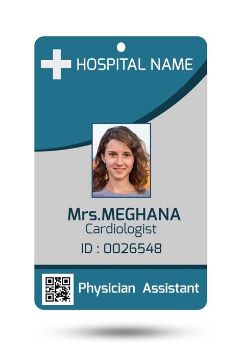 Hospital Staff Id Card Design Template Psd Download