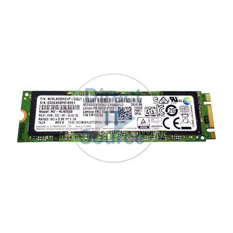 Samsung MZNLN256HCHP-000L7 - 256GB SATA SSD