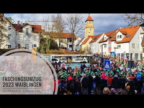 Faschingsumzug 2023 In Waiblingen Germany Waiblinger Umzug