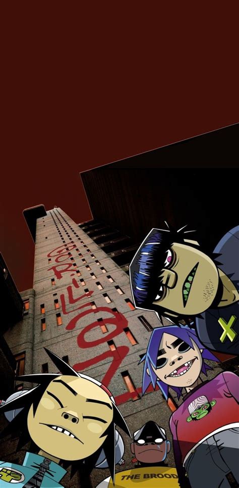 Gorillaz Fondo De Pantalla Gorillaz Art Gorillaz Fan Art Iphone Wallpaper