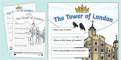 KS1 Tower Of London Fact File Template Lehrer Gemacht