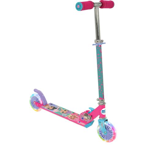 Move Lol Surprise Folding Inline Scooter With Light Up Wheels Wilko