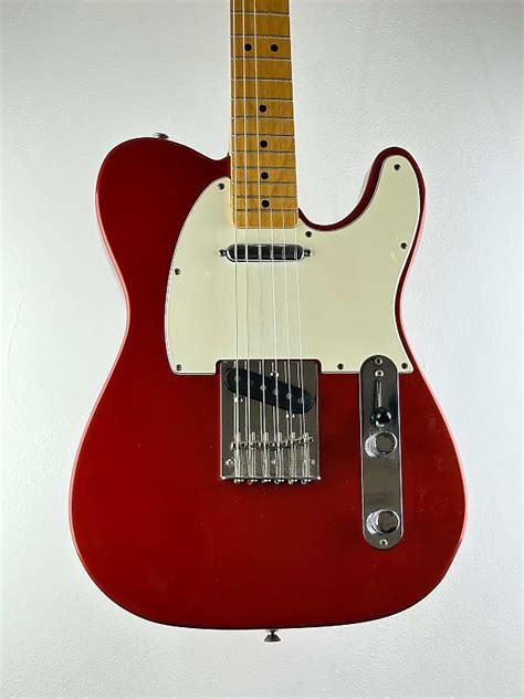 Fender Mexican Standard Telecaster 1992 Crimson Red Reverb