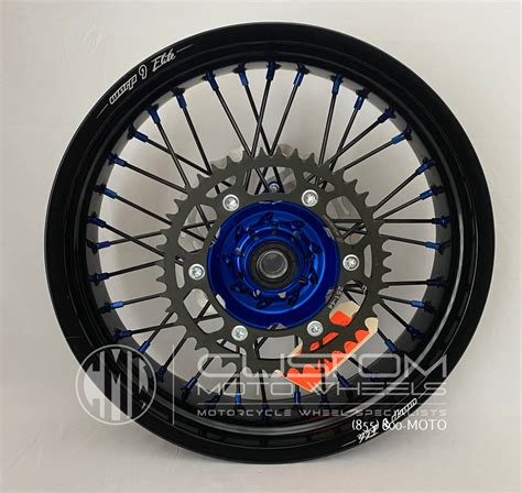 Warp 9 Supermoto Wheels WR250F / WR450F | Custom Moto Wheels