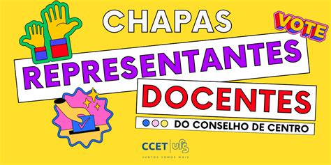 Portal UFS Chapas Inscritas Para Representantes Docentes Do Conselho