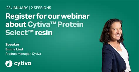 REGISTER Introducing The New Cytiva Protein Select Resin For