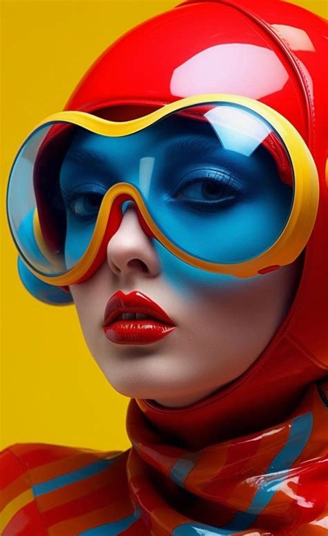 LOS MEJORES ROSTROS Futuristic Art Portrait Art Retro Futurism