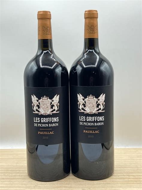 2015 Les Griffons De Pichon Baron Pauillac 2 Magnums Catawiki