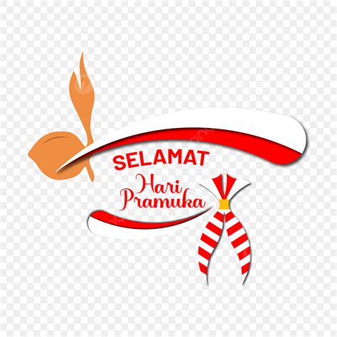 Gambar Selamat Hari Pramuka Desain Elemen Vektor Latar Belakang