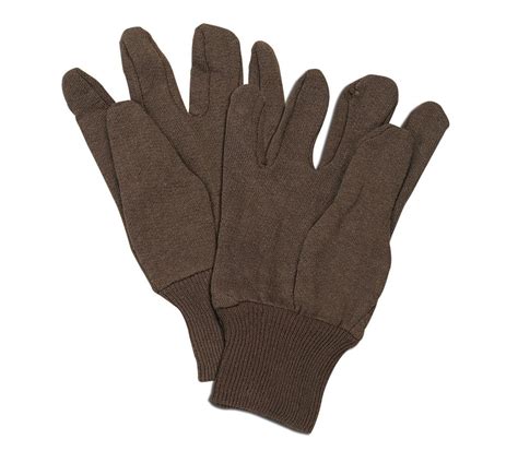 4416 Brown Cotton Jersey Work Gloves