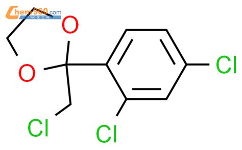 84962 76 5 2 chloromethyl 2 2 4 dichlorophenyl 1 3 dioxolane化学式结构式