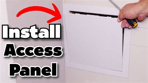 How To Install Drywall Access Panel Easy Simple Youtube