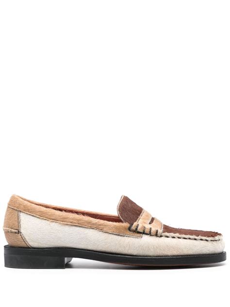 Sebago Dan Raw 25mm Calf Hair Loafers Farfetch