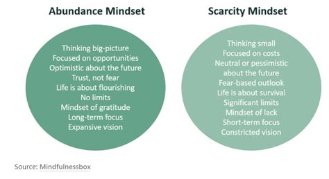 Abundance Mindset Vs Scarcity Mindset