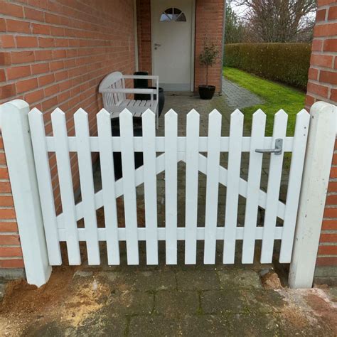 Skagen Lux låge hvid 150x80cm BxH Plus Skagen stakit lux FENCE