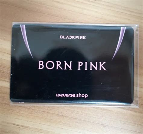 JENNY BLACKPINK BORN Pink Album Weverse Shop Pob Lucky Draw Photo Card