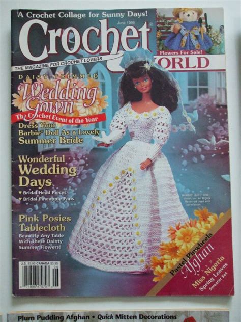 Crochet World Magazines Patterns 1981 1993 1994 1995 1998 1999 2013 Prices Us Includes