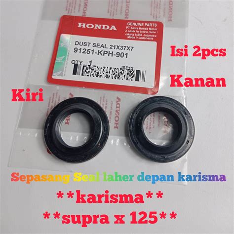 Sepasang Seal Roda Depan Karisma Supra X 125 Seal Roda Depan Kiri Dan