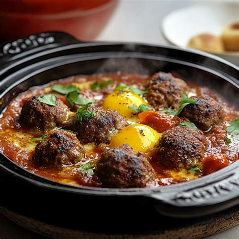 Tajine de Kefta aux Œufs Recette d un Plat Marocain Traditionnel