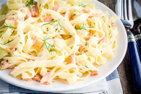 Bumgarner Winery Recipes Fettuccine And Smoked Salmon