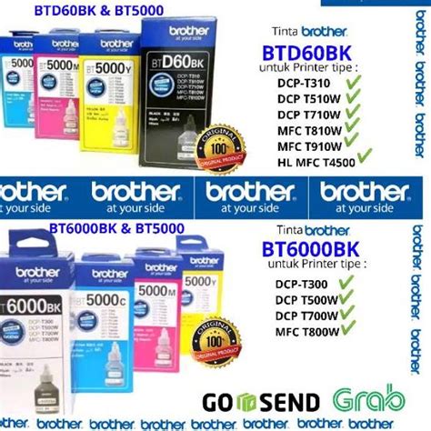 Jual Star Tinta Brother Bt Bk Btd Bk Bt Original Untuk Dcp