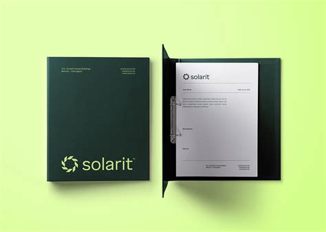 Solarit Solar Energy Brand Identity Behance