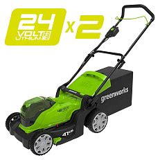 Аккумуляторные газонокосилки Greenworks. Купить аккумуляторные ...